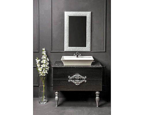 Купить Тумба под раковину Boheme Armadi Art NeoArt 100 831-100-BW подвесная Black Wood в магазине сантехники Santeh-Crystal.ru