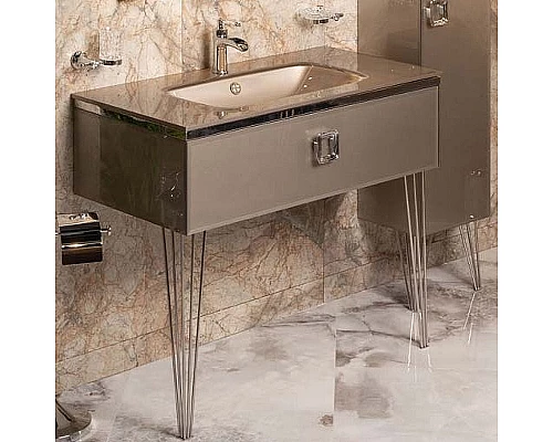Купить Тумба под раковину Boheme Armadi Art Lucido 100 770-100-D подвесная Дельмар в магазине сантехники Santeh-Crystal.ru
