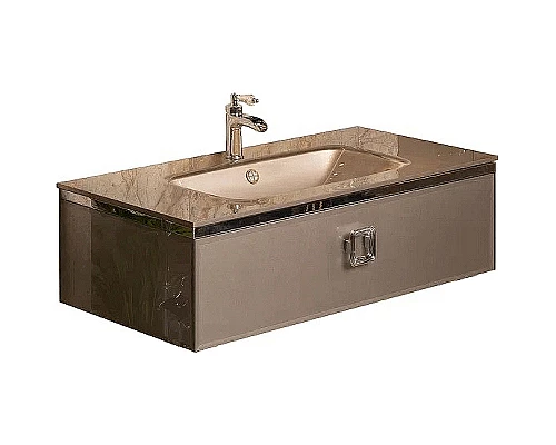 Купить Тумба под раковину Boheme Armadi Art Lucido 100 770-100-D подвесная Дельмар в магазине сантехники Santeh-Crystal.ru