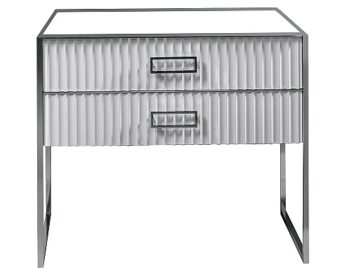 Приобрести Тумба под раковину Boheme Armadi Art Monaco 100 867-100-WCR Белый глянец Хром в магазине сантехники Santeh-Crystal.ru