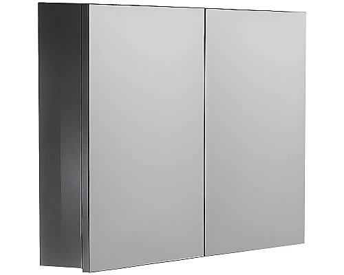 Заказать Зеркальный шкаф Boheme Armadi Art Vallessi 100 546-A glossy с подсветкой Антрацит глянец в магазине сантехники Santeh-Crystal.ru