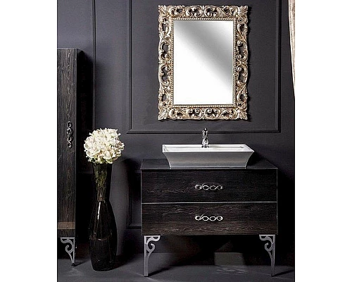 Приобрести Тумба под раковину Boheme Armadi Art NeoArt 80 831-080-BW подвесная Black Wood в магазине сантехники Santeh-Crystal.ru