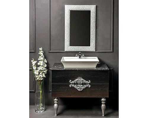 Приобрести Тумба под раковину Boheme Armadi Art NeoArt 80 831-080-BW подвесная Black Wood в магазине сантехники Santeh-Crystal.ru