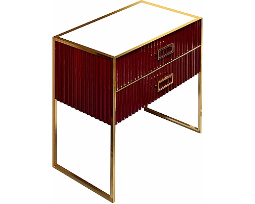 Заказать Тумба под раковину Boheme Armadi Art Monaco 100 866-100-RG Бордо глянец Золото в магазине сантехники Santeh-Crystal.ru