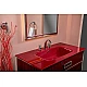Заказать Тумба под раковину Boheme Armadi Art Monaco 100 866-100-RG Бордо глянец Золото в магазине сантехники Santeh-Crystal.ru