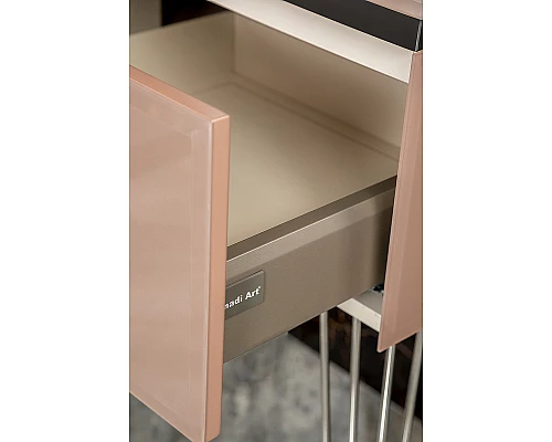 Заказать Тумба под раковину Boheme Armadi Art Lucido 100 770-100-Rose подвесная Пыльная роза в магазине сантехники Santeh-Crystal.ru