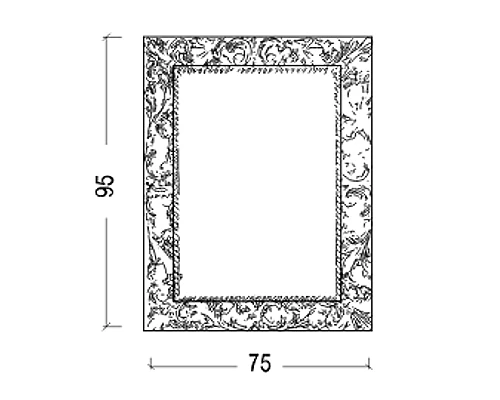 Заказать Зеркало Boheme NeoArt 75 514 Бронза в магазине сантехники Santeh-Crystal.ru