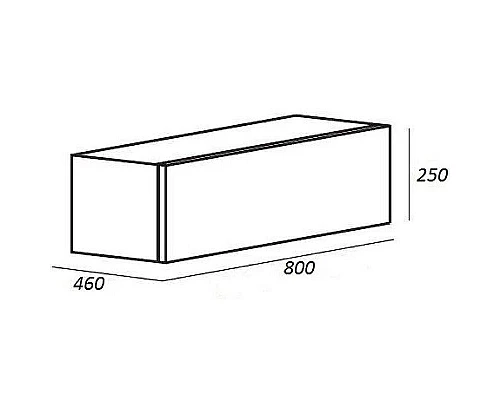Купить Тумба Cezares Cadro 80 CADRO-80-1C-SO-BG-BLUM подвесная Белый глянец в магазине сантехники Santeh-Crystal.ru