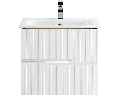 Купить Тумба под раковину Cezares Duet 60 DUET-600-2C-SO-BO подвесная Bianco Opaco в магазине сантехники Santeh-Crystal.ru