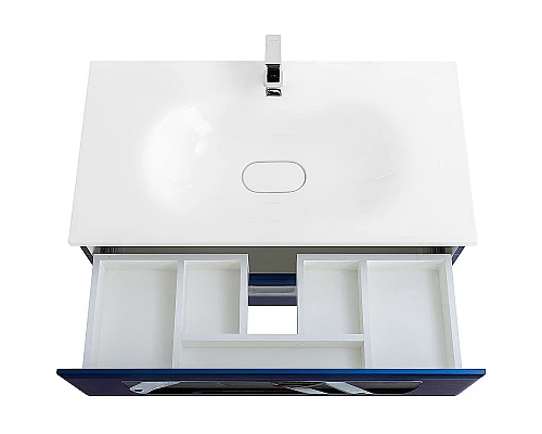 Приобрести Тумба под раковину Cezares Eco 75 ECO-750-2C-SO-SPF-P подвесная Sapfiro в магазине сантехники Santeh-Crystal.ru