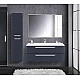 Купить Тумба под раковину Cezares Eco 120 ECO-1200-2C-SO-GR-P подвесная Grafito в магазине сантехники Santeh-Crystal.ru