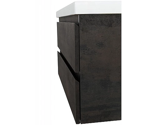 Заказать Тумба под раковину Cezares Molveno 100 MOLVENO-100-2C-SO-OSS подвесная Ossido в магазине сантехники Santeh-Crystal.ru