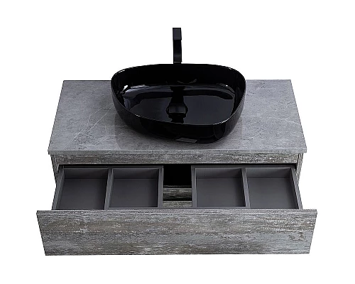 Приобрести Тумба под раковину Cezares Molveno 46 100 MOLVENO 46-100-2C-SO-LG подвесная Legno Grigio в магазине сантехники Santeh-Crystal.ru