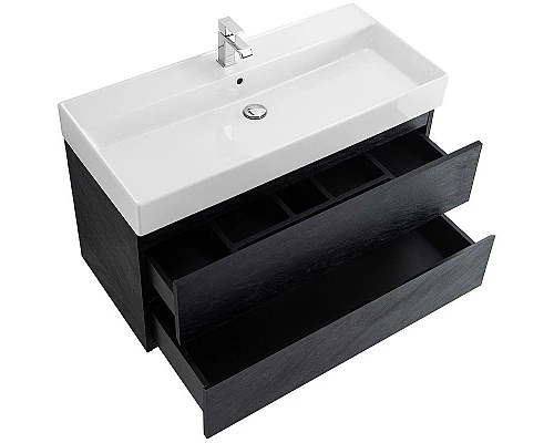 Заказать Тумба под раковину Cezares Molveno 46 100 MOLVENO 46-100-2C-SO-NR подвесная Nero в магазине сантехники Santeh-Crystal.ru