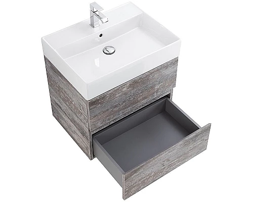 Заказать Тумба под раковину Cezares Molveno 46 60 MOLVENO 46-60-2C-SO-LG подвесная Legno Grigio в магазине сантехники Santeh-Crystal.ru