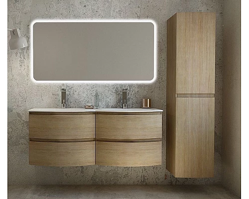 Купить Тумба под раковину Cezares Vague 69 44221 подвесная Antracite в магазине сантехники Santeh-Crystal.ru