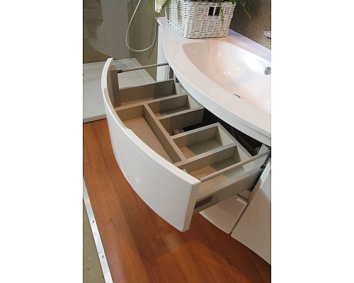 Купить Тумба под раковину Cezares Vague 69 44221 подвесная Antracite в магазине сантехники Santeh-Crystal.ru