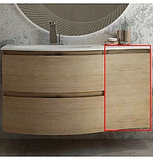 Подвесной шкаф Cezares Vague 34 R 54835 Rovere tabacco