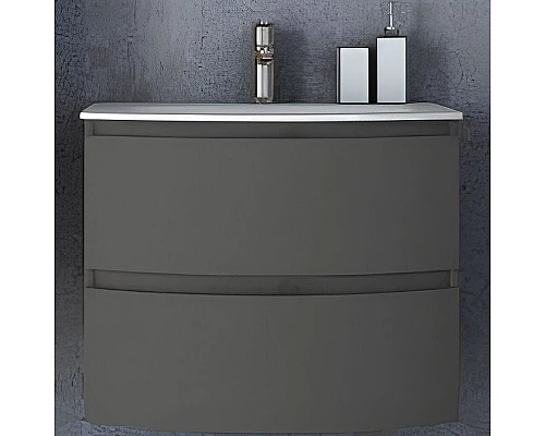 Приобрести Тумба под раковину Cezares Vague 69 54905 подвесная Grigio talpa opaco в магазине сантехники Santeh-Crystal.ru