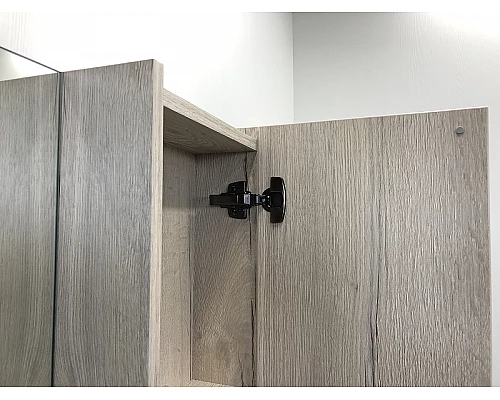 Заказать Зеркало со шкафом Comforty Бонн 90 00-00001951 Дуб дымчатый в магазине сантехники Santeh-Crystal.ru