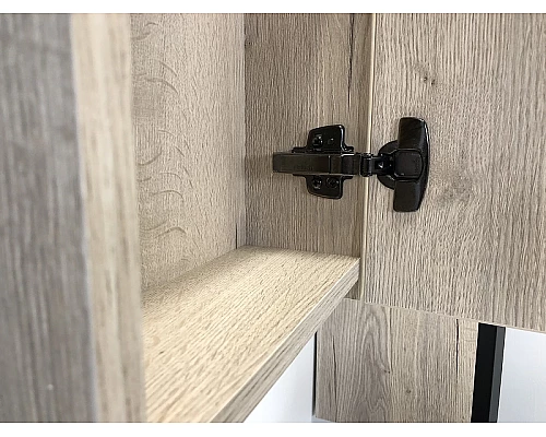 Заказать Зеркало со шкафом Comforty Бонн 90 00-00001951 Дуб дымчатый в магазине сантехники Santeh-Crystal.ru