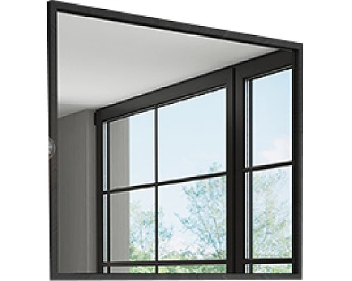 Заказать Зеркало Comforty Бредфорд 90 00004147988 Черное в магазине сантехники Santeh-Crystal.ru