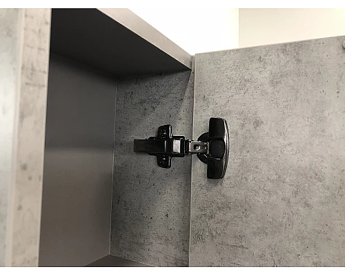 Заказать Зеркало со шкафом Comforty Эдинбург 75 00004149063 Бетон светлый в магазине сантехники Santeh-Crystal.ru