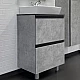 Приобрести Тумба с раковиной Comforty Эдинбург 60Н 00-00004763 Бетон светлый в магазине сантехники Santeh-Crystal.ru