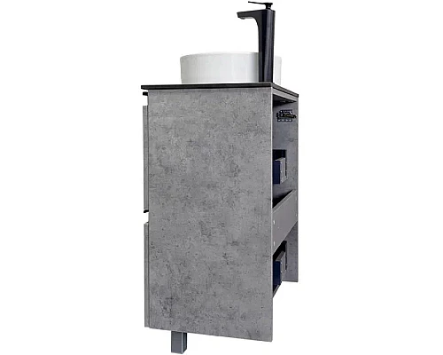 Приобрести Тумба с раковиной Comforty Эдинбург 60Н 00-00004767 Бетон светлый в магазине сантехники Santeh-Crystal.ru