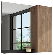 Зеркало со шкафом Comforty Кельн 90 00004147987 Дуб темный