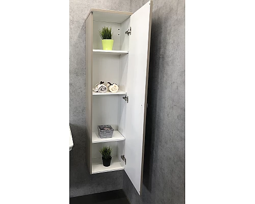 Заказать Шкаф пенал Comforty Кремона 40 00-00001219 подвесной Латте в магазине сантехники Santeh-Crystal.ru