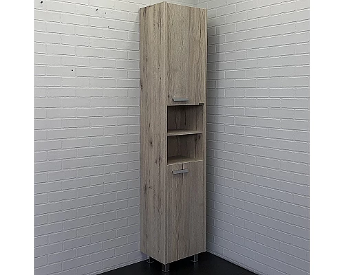 Купить Шкаф пенал Comforty Марио 40 00-00005976 Дуб дымчатый в магазине сантехники Santeh-Crystal.ru