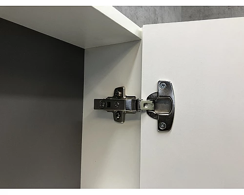 Купить Зеркало со шкафом Comforty Милан 90 00004137130 Белый глянец в магазине сантехники Santeh-Crystal.ru