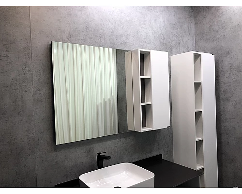 Приобрести Шкаф пенал Comforty Милан 40 00004136467 подвесной Белый глянец в магазине сантехники Santeh-Crystal.ru