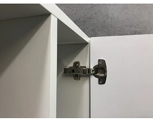 Приобрести Шкаф пенал Comforty Милан 40 00004136467 подвесной Белый глянец в магазине сантехники Santeh-Crystal.ru