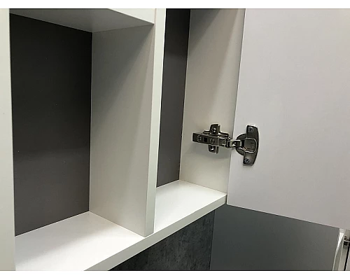 Приобрести Шкаф пенал Comforty Милан 40 00004136467 подвесной Белый глянец в магазине сантехники Santeh-Crystal.ru