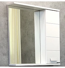 Зеркало со шкафом Comforty Модена М-60 00-00001639 Белое матовое