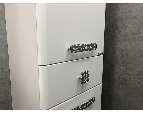 Заказать Шкаф пенал Comforty Монако 40 L 00004140124 Белый глянец в магазине сантехники Santeh-Crystal.ru