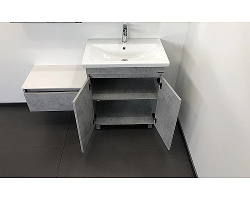 Заказать Тумба с раковиной Comforty Осло 70НД 00-00006117 Бетон светлый в магазине сантехники Santeh-Crystal.ru