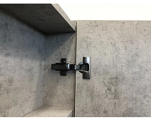 Приобрести Зеркальный шкаф Comforty Осло 70 00-00006164 Бетон светлый в магазине сантехники Santeh-Crystal.ru