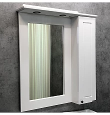 Зеркальный шкаф Comforty Палермо 80 00004139246 Белый глянец