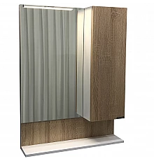 Зеркало со шкафом Comforty Рига 60 00004142211 Дуб сонома