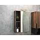 Заказать Зеркальный шкаф Comforty Штутгарт 60 00004151036 Дуб темно-коричневый в магазине сантехники Santeh-Crystal.ru