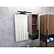 Заказать Зеркало со шкафом Comforty Штутгарт 75 00004151037 Дуб темно-коричневый Черное матовое в магазине сантехники Santeh-Crystal.ru