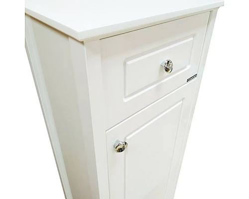 Купить Шкаф полупенал Comforty Тбилиси 40 00003132633 Белый глянец в магазине сантехники Santeh-Crystal.ru