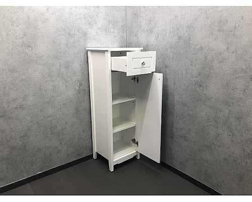 Купить Шкаф полупенал Comforty Тбилиси 40 00003132633 Белый глянец в магазине сантехники Santeh-Crystal.ru