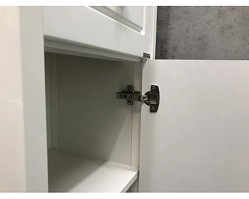 Купить Шкаф полупенал Comforty Тбилиси 40 00003132633 Белый глянец в магазине сантехники Santeh-Crystal.ru