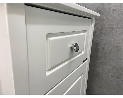 Купить Шкаф полупенал Comforty Тбилиси 40 00003132633 Белый глянец в магазине сантехники Santeh-Crystal.ru