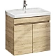 Приобрести Тумба с раковиной Comforty Тромсе 60 00004142217 подвесная Дуб сонома в магазине сантехники Santeh-Crystal.ru