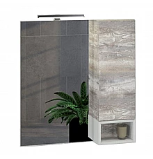 Зеркальный шкаф Comforty Турин 75 00004144198 Дуб бежевый